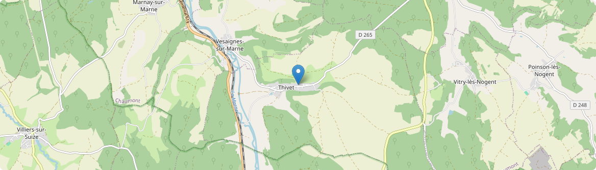Thivet - Carte