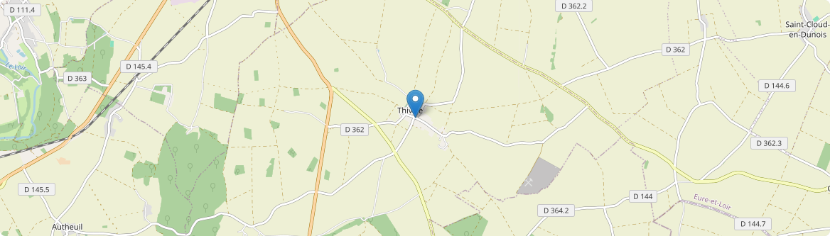 Thiville - Carte
