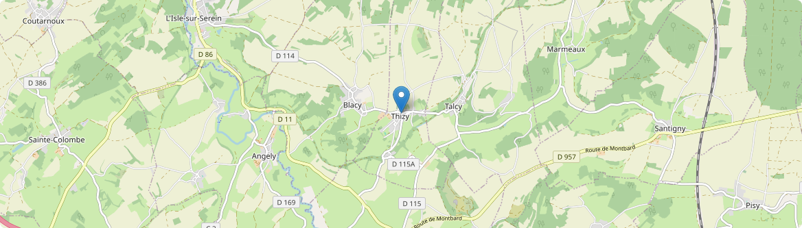 Thizy - Carte