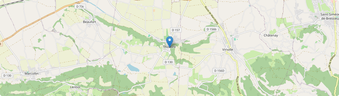 Thodure - Carte