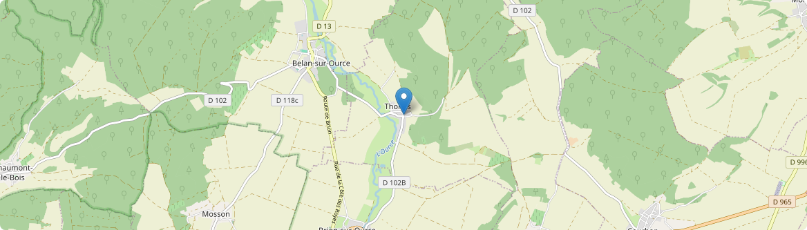 Thoires - Carte