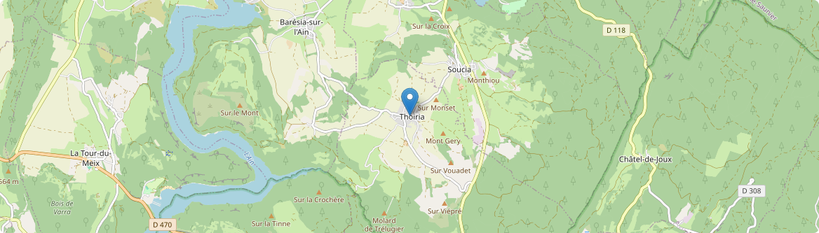 Thoiria - Carte