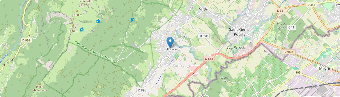 Thoiry - Carte