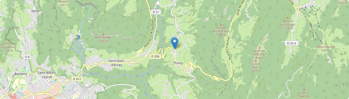 Thoiry - Carte