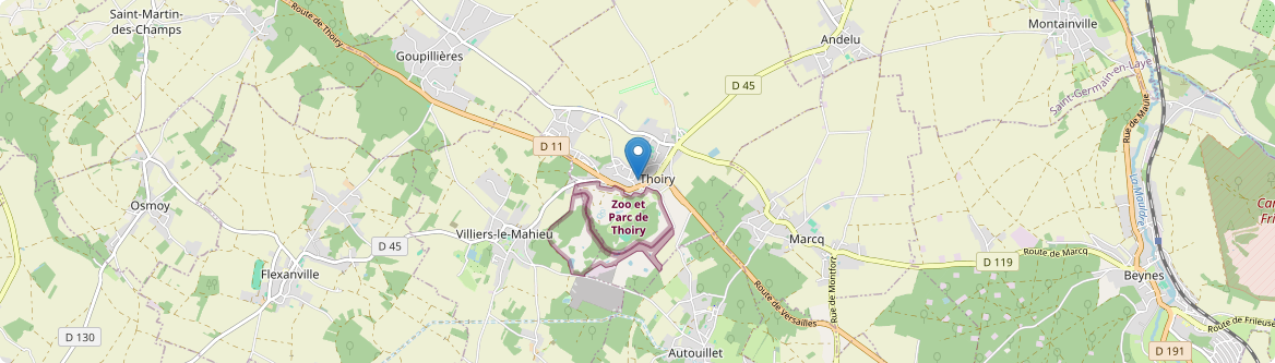 Thoiry - Carte