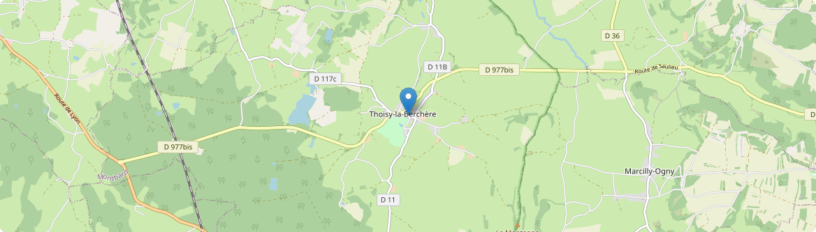 Thoisy-la-Berchère - Carte