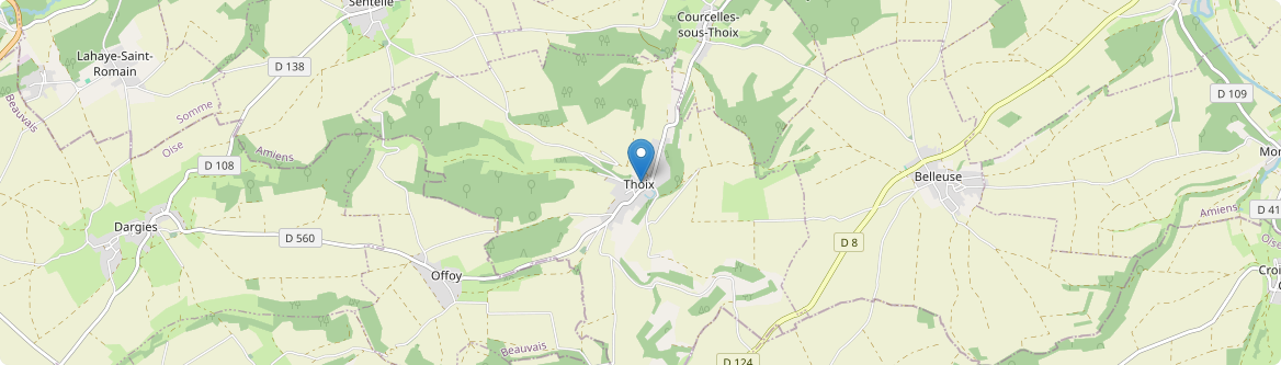 Thoix - Carte