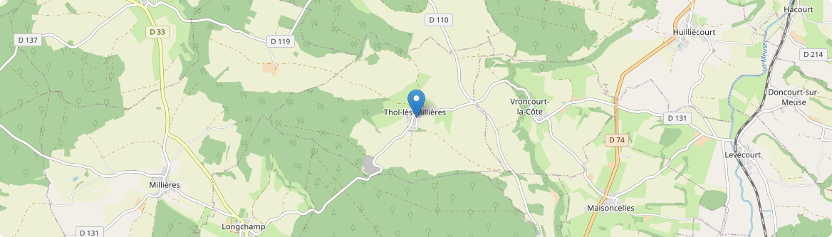 Thol-lès-Millières - Carte