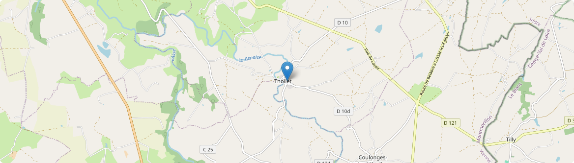 Thollet - Carte