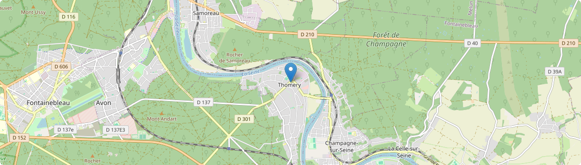 Thomery - Carte