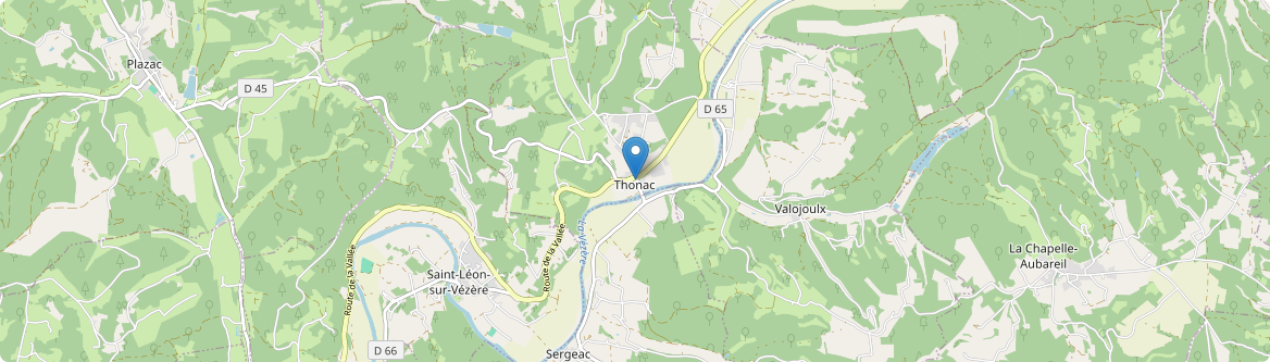 Thonac - Carte