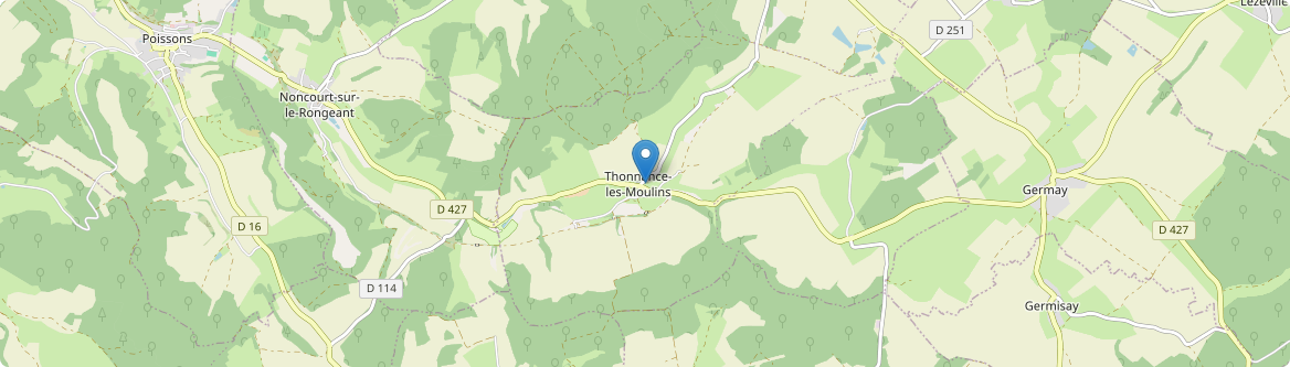 Thonnance-les-Moulins - Carte