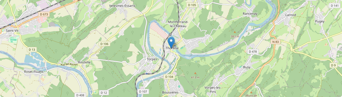 Thoraise - Carte