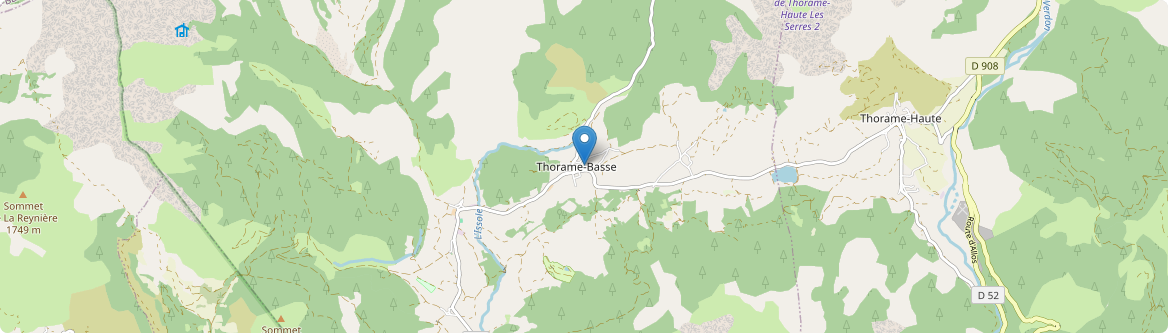 Thorame-Basse - Carte