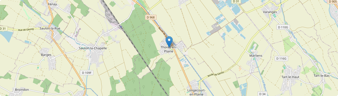 Thorey-en-Plaine - Carte