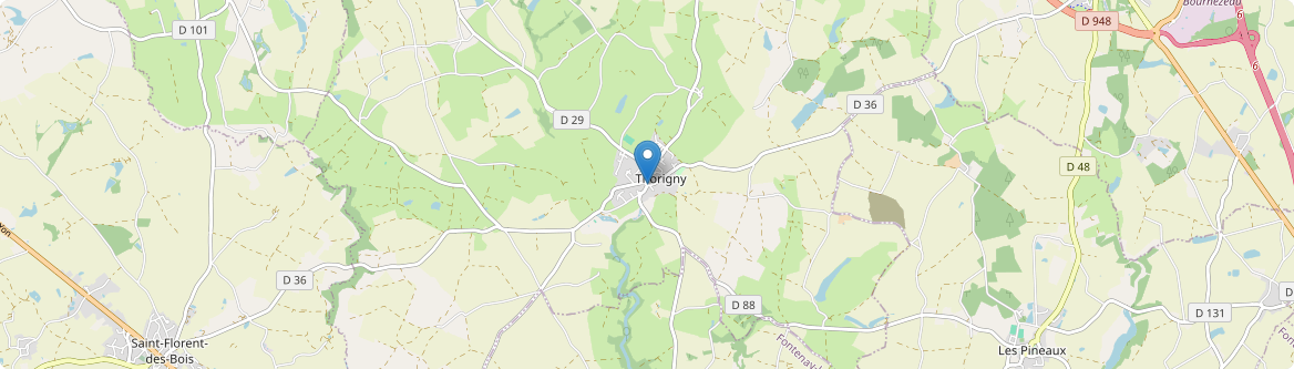 Thorigny - Carte