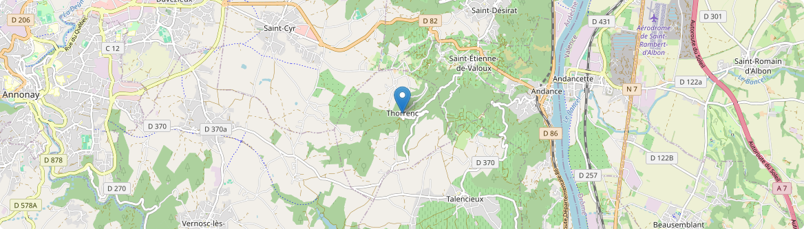 Thorrenc - Carte