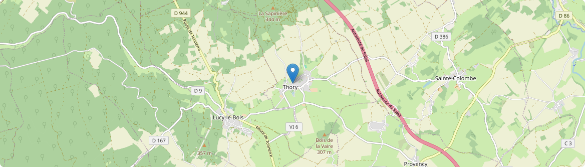 Thory - Carte