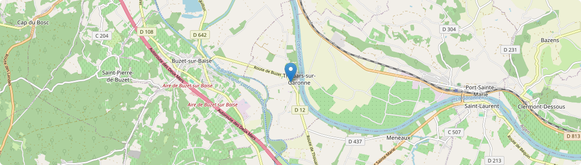 Thouars-sur-Garonne - Carte