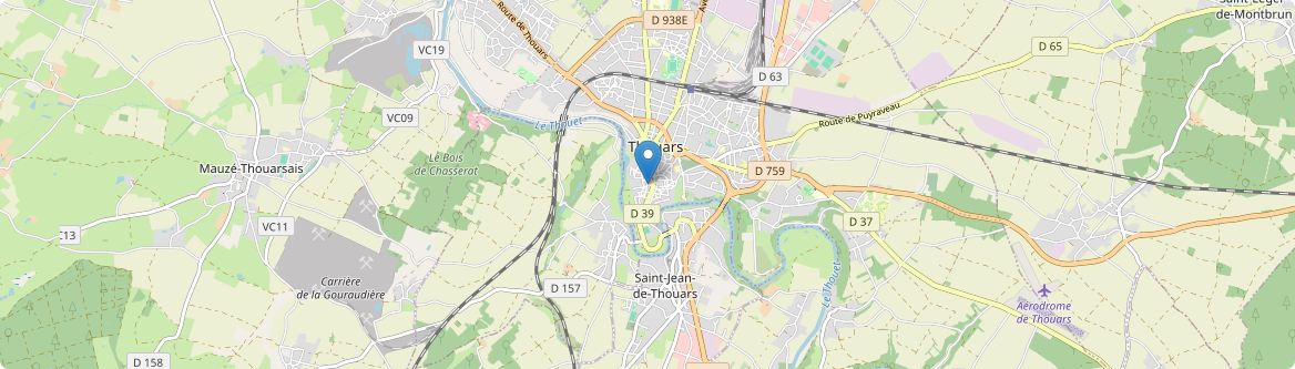 Thouars - Carte