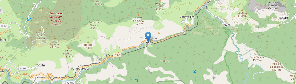Thuès-Entre-Valls - Carte