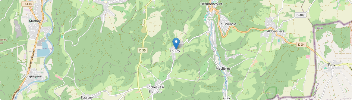 Thulay - Carte