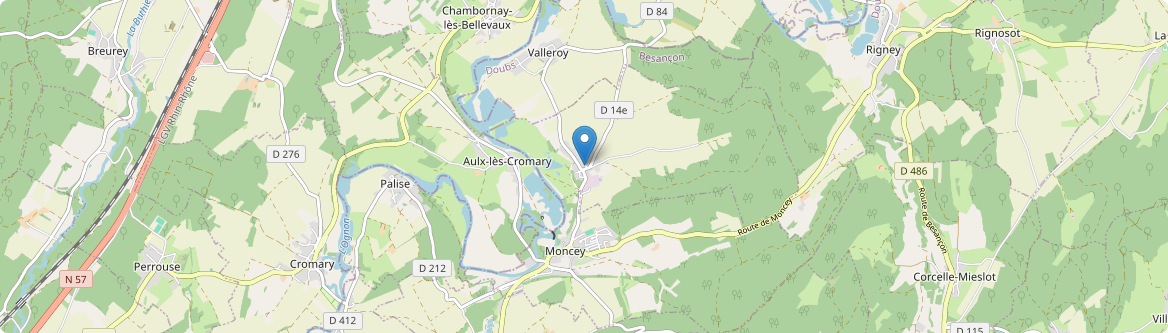Thurey-le-Mont - Carte