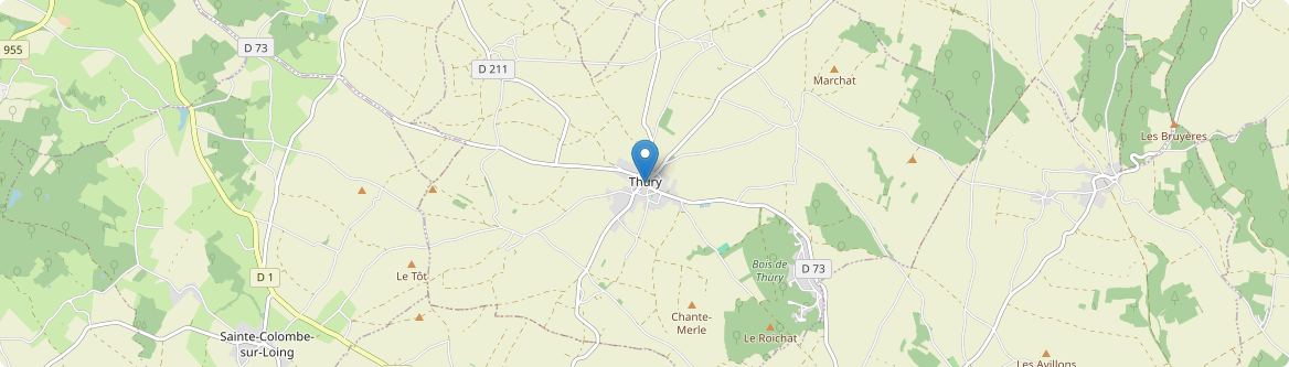 Thury - Carte