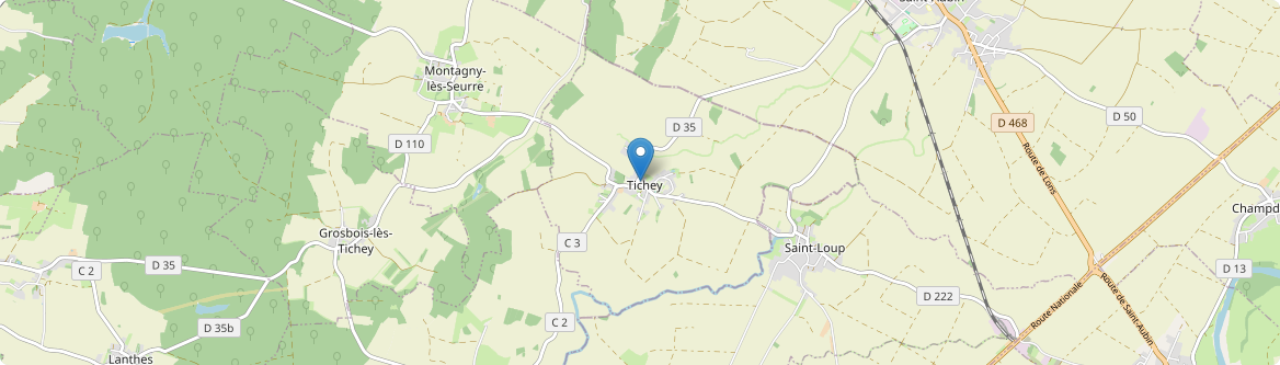 Tichey - Carte