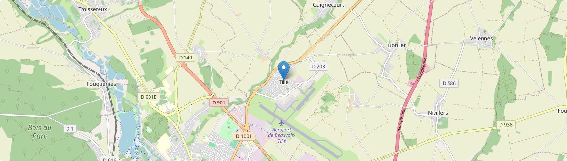 Tillé - Carte