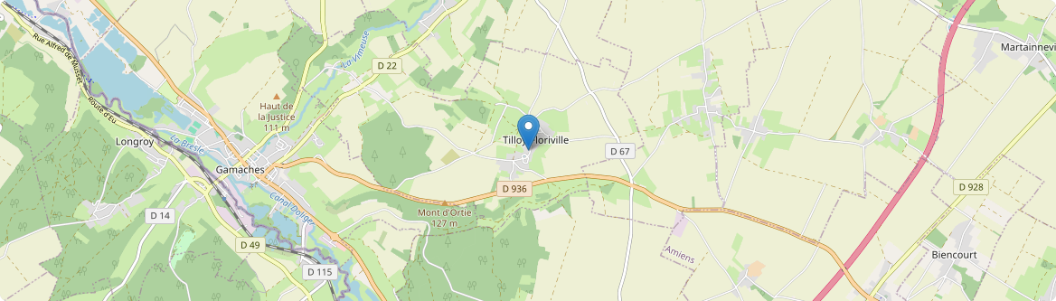 Tilloy-Floriville - Carte