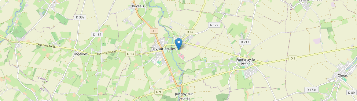 Tilly-sur-Seulles - Carte