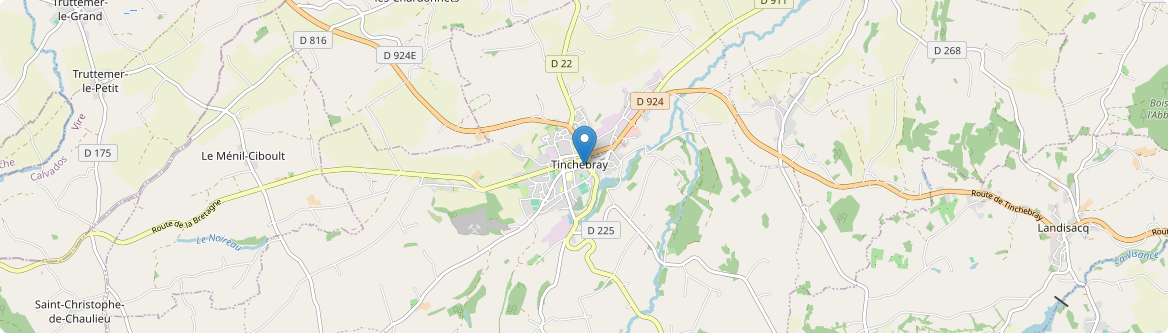 Tinchebray-Bocage - Carte