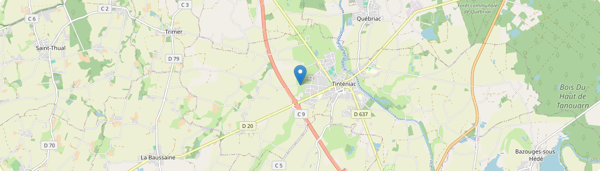 Tinténiac - Carte