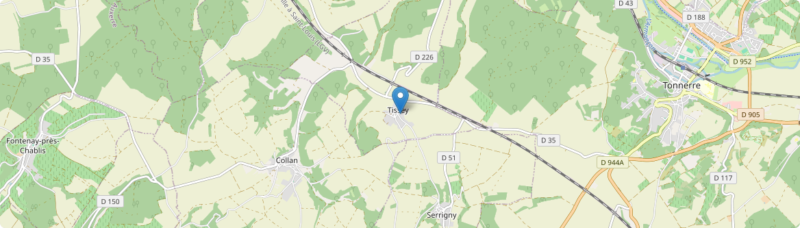 Tissey - Carte