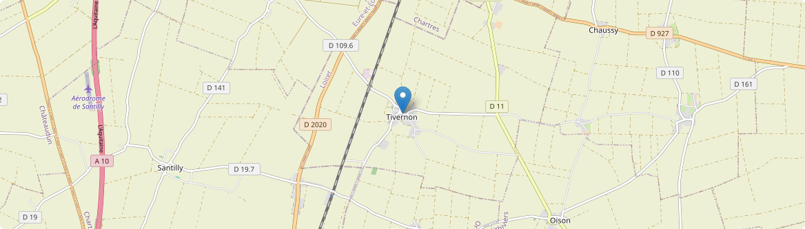 Tivernon - Carte