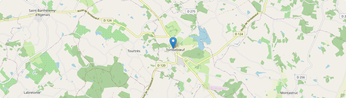 Tombebœuf - Carte