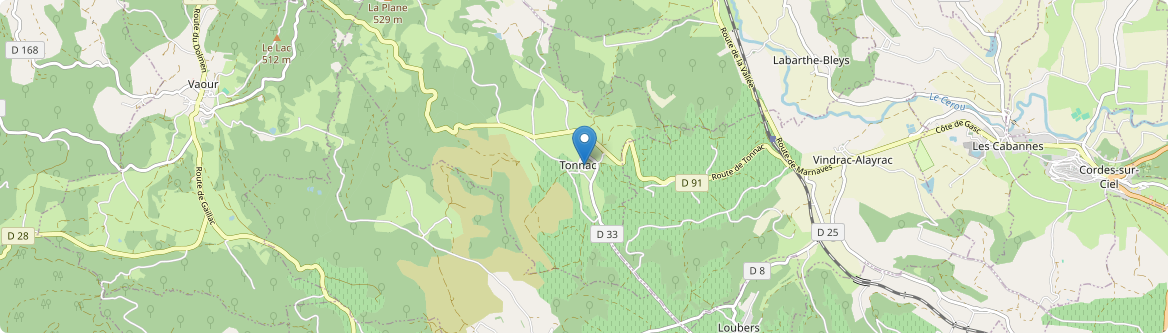 Tonnac - Carte