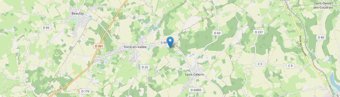 Torcé-en-Vallée - Carte