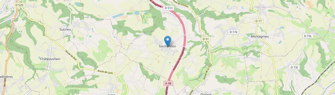 Torchefelon - Carte