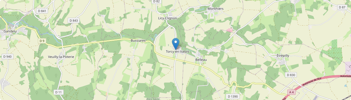Torcy-en-Valois - Carte