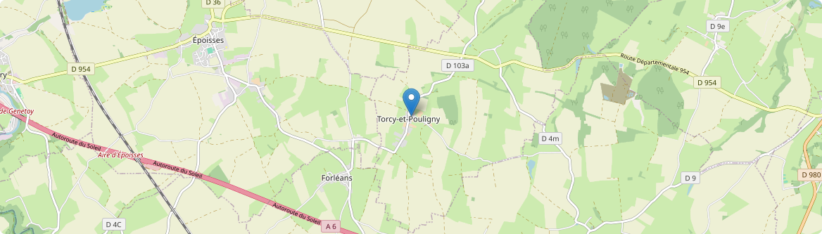 Torcy-et-Pouligny - Carte