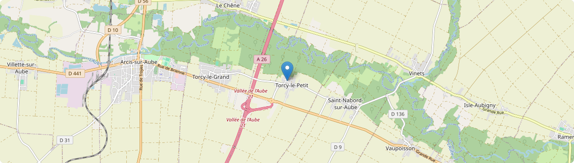 Torcy-le-Petit - Carte