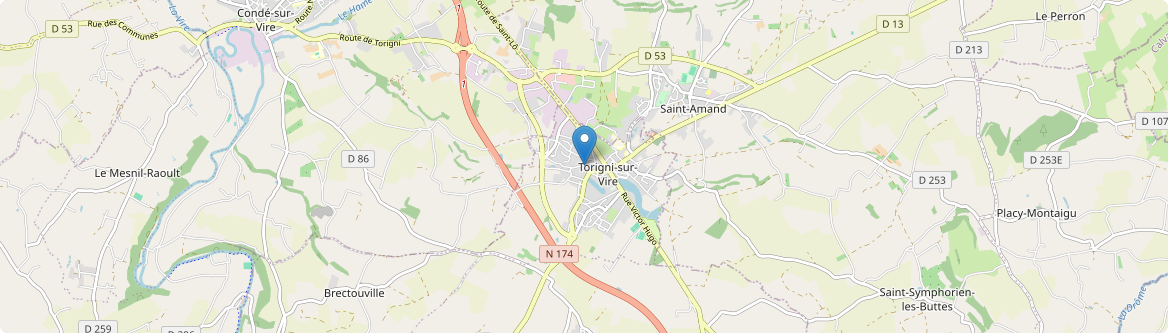 Torigny-les-Villes - Carte