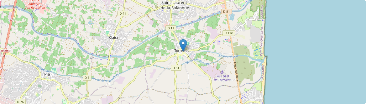 Torreilles - Carte