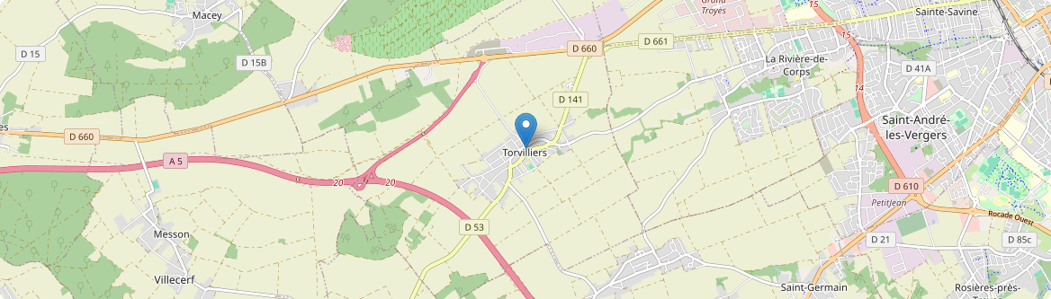 Torvilliers - Carte