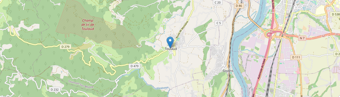 Toulaud - Carte