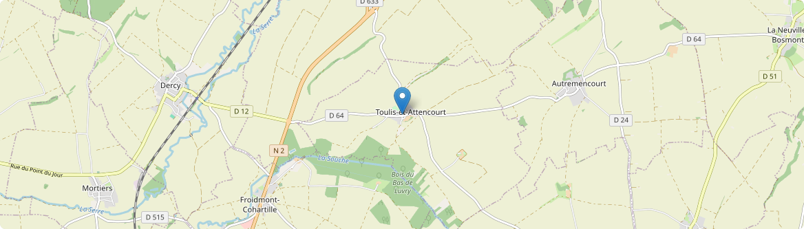 Toulis-et-Attencourt - Carte