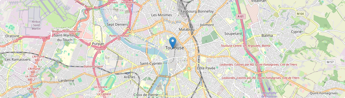 Toulouse - Carte