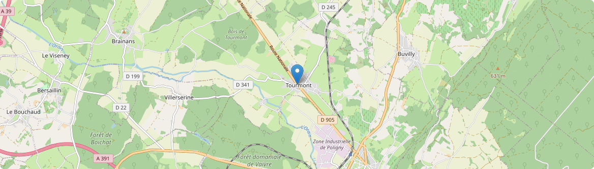 Tourmont - Carte